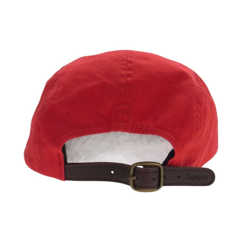 Supreme シュプリーム 23AW WASHED CHINO TWILL CAMP CAP ツイル キャンプ キャップ 帽子 レッド系【中古】
