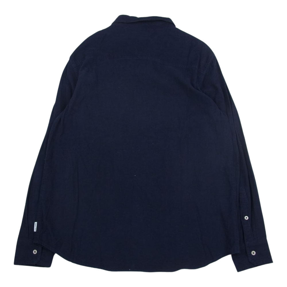 バンクスジャーナル コーデュロイ 長袖 シャツ ネイビー系 L【中古】