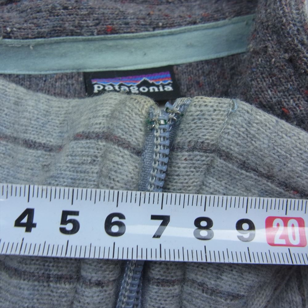 patagonia パタゴニア 20300 アメリカ製 キルトアゲイン ジャケット ウール ジップ ジャケット グレー系 M【中古】