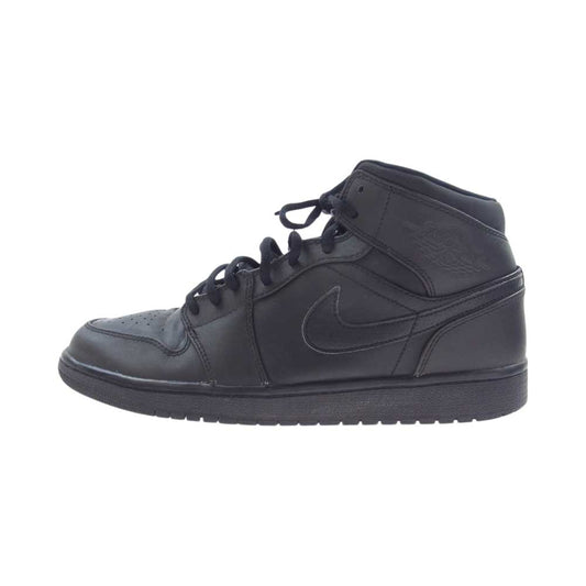 NIKE ナイキ 554724-034 AIR JORDAN 1 MID エアジョーダン 1 ミッド スニーカー ブラック系 27.5cm【中古】