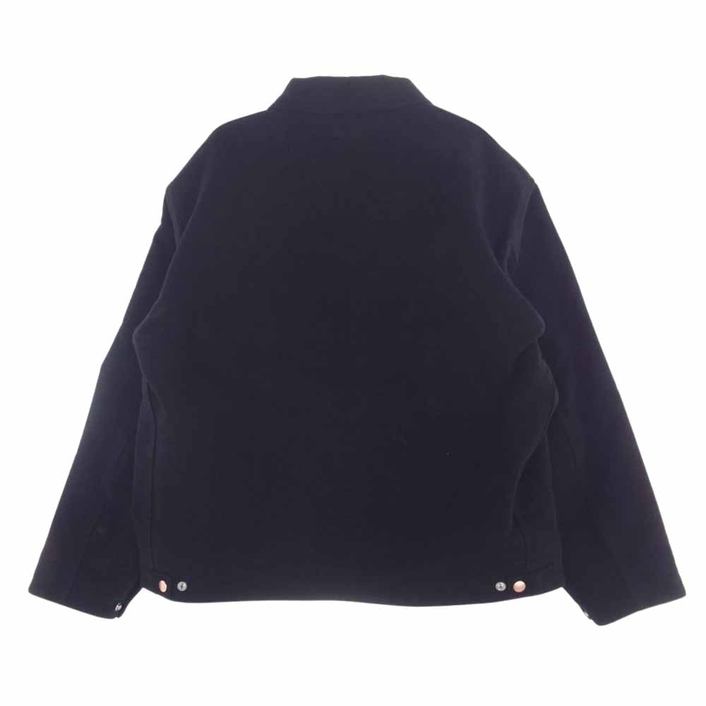 COMOLI コモリ 23AW Y03-01020 モールスキン ジップ ショート ジャケット ブラック系 2【美品】【中古】