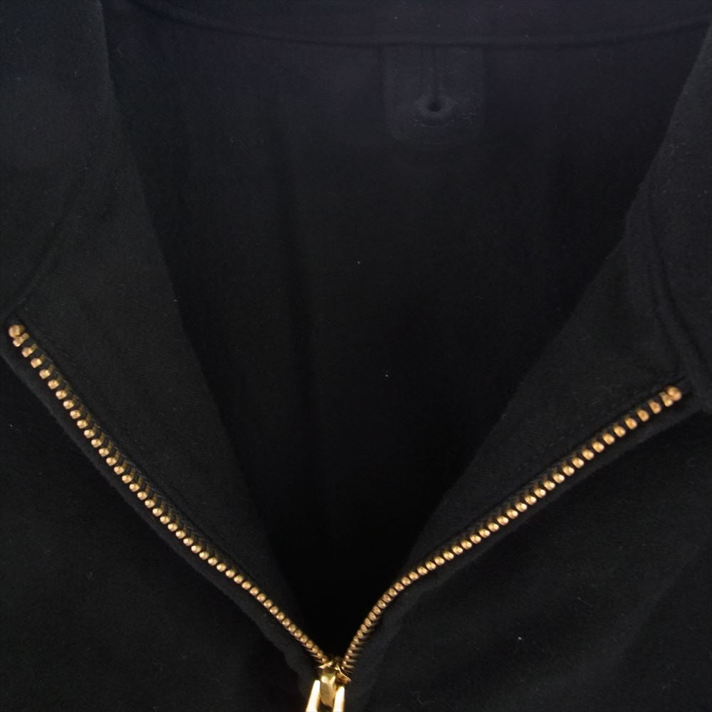 COMOLI コモリ 23AW Y03-01020 モールスキン ジップ ショート ジャケット ブラック系 2【美品】【中古】