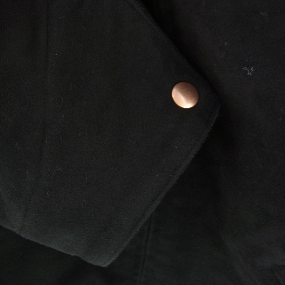 COMOLI コモリ 23AW Y03-01020 モールスキン ジップ ショート ジャケット ブラック系 2【美品】【中古】