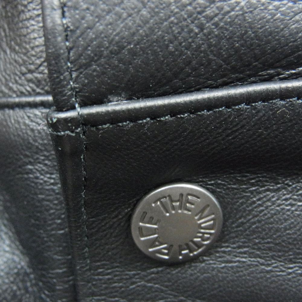 Supreme シュプリーム 18AW The North Face Leather Mountain Parka ノースフェイス レザー マウンテン パーカー ジャケット ブラック系 XL【中古】