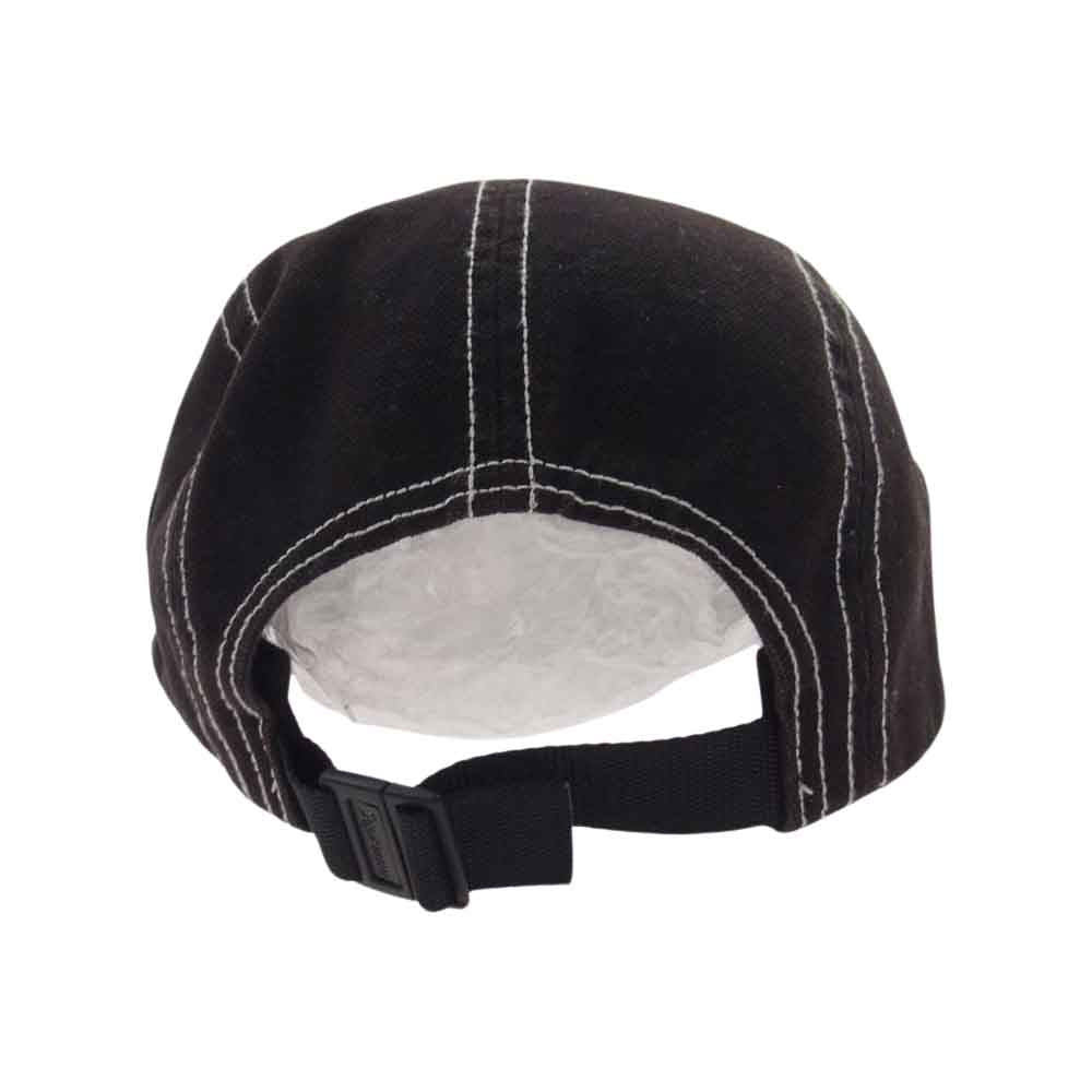 Supreme シュプリーム 22SS  2-Tone Twill Camp Cap ツイル キャンプ キャップ ボックスロゴ 帽子 ブラック系【中古】