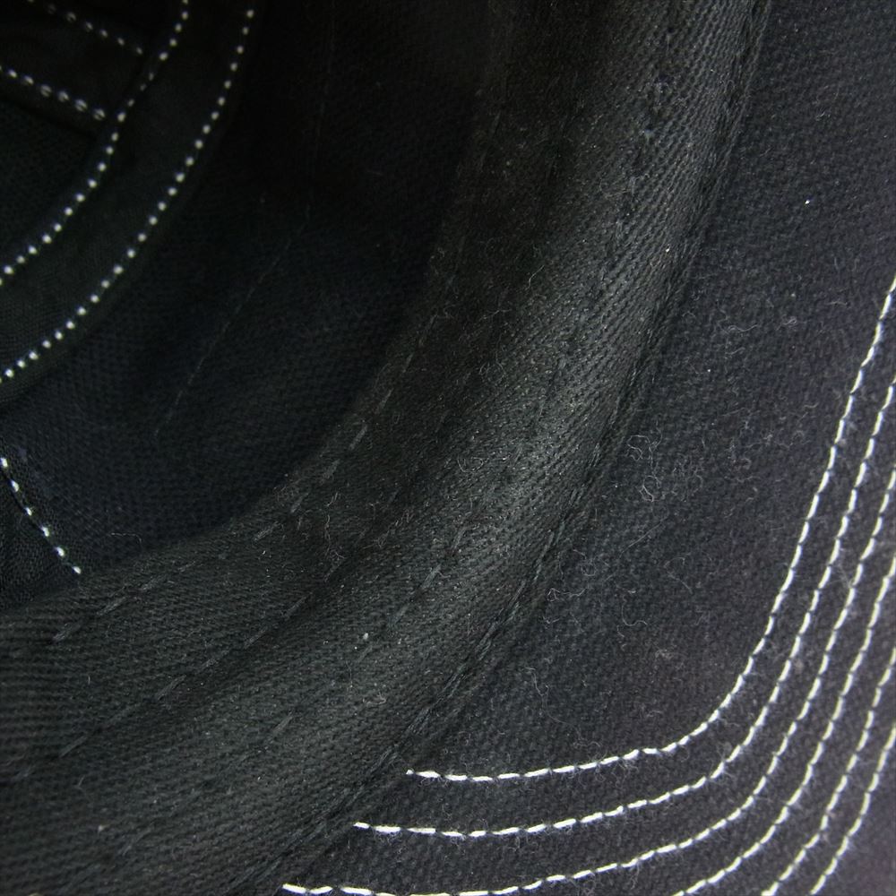 Supreme シュプリーム 22SS  2-Tone Twill Camp Cap ツイル キャンプ キャップ ボックスロゴ 帽子 ブラック系【中古】