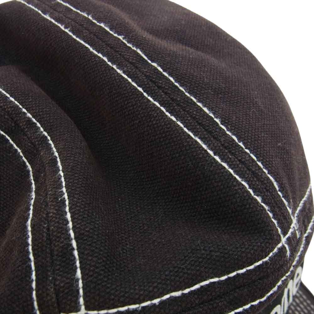 Supreme シュプリーム 22SS  2-Tone Twill Camp Cap ツイル キャンプ キャップ ボックスロゴ 帽子 ブラック系【中古】