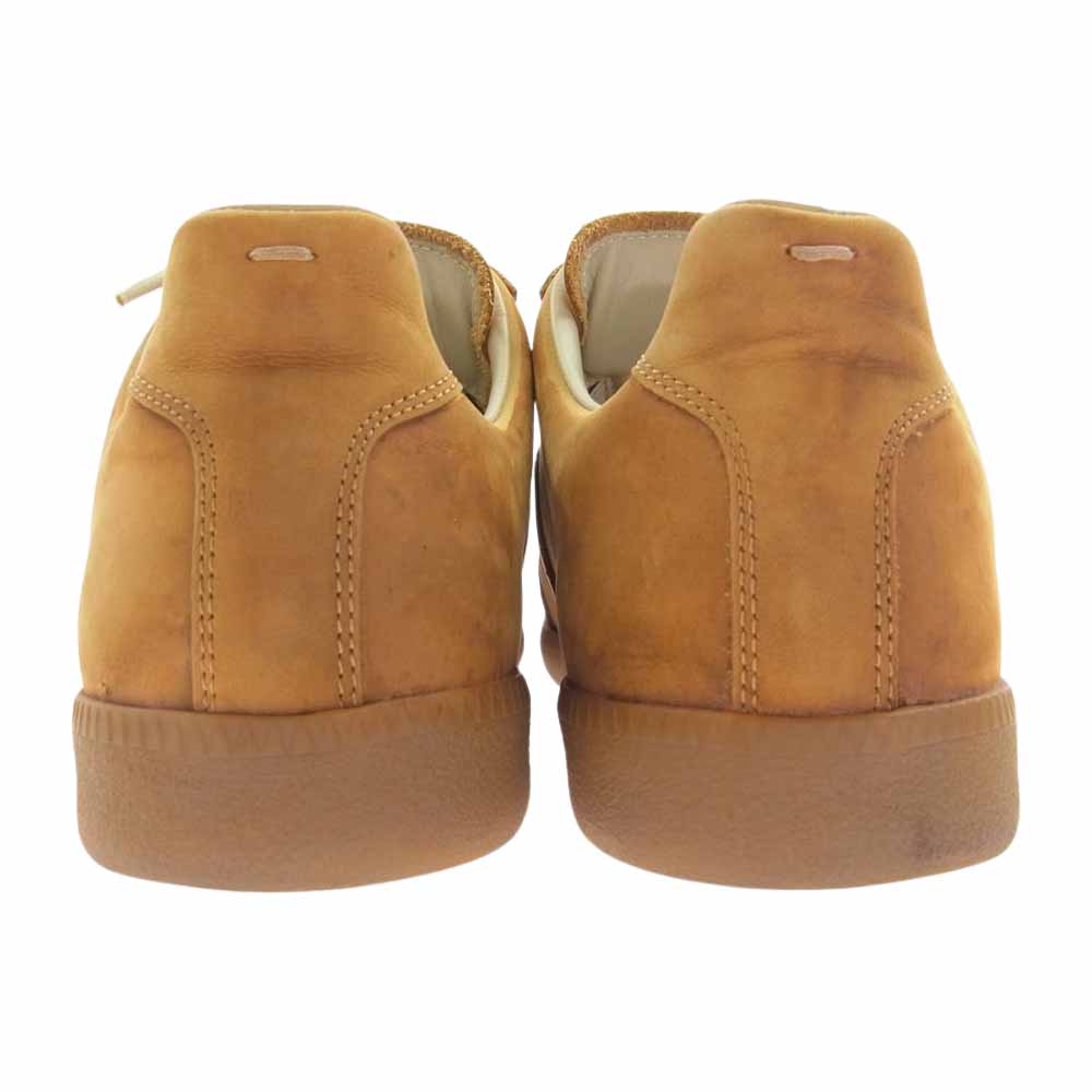MAISON MARGIELA メゾンマルジェラ 23SS S57WS0467 レプリカ ジャーマントレーナー スニーカー スエード レザー ラクダ ライトブラウン系 41【中古】