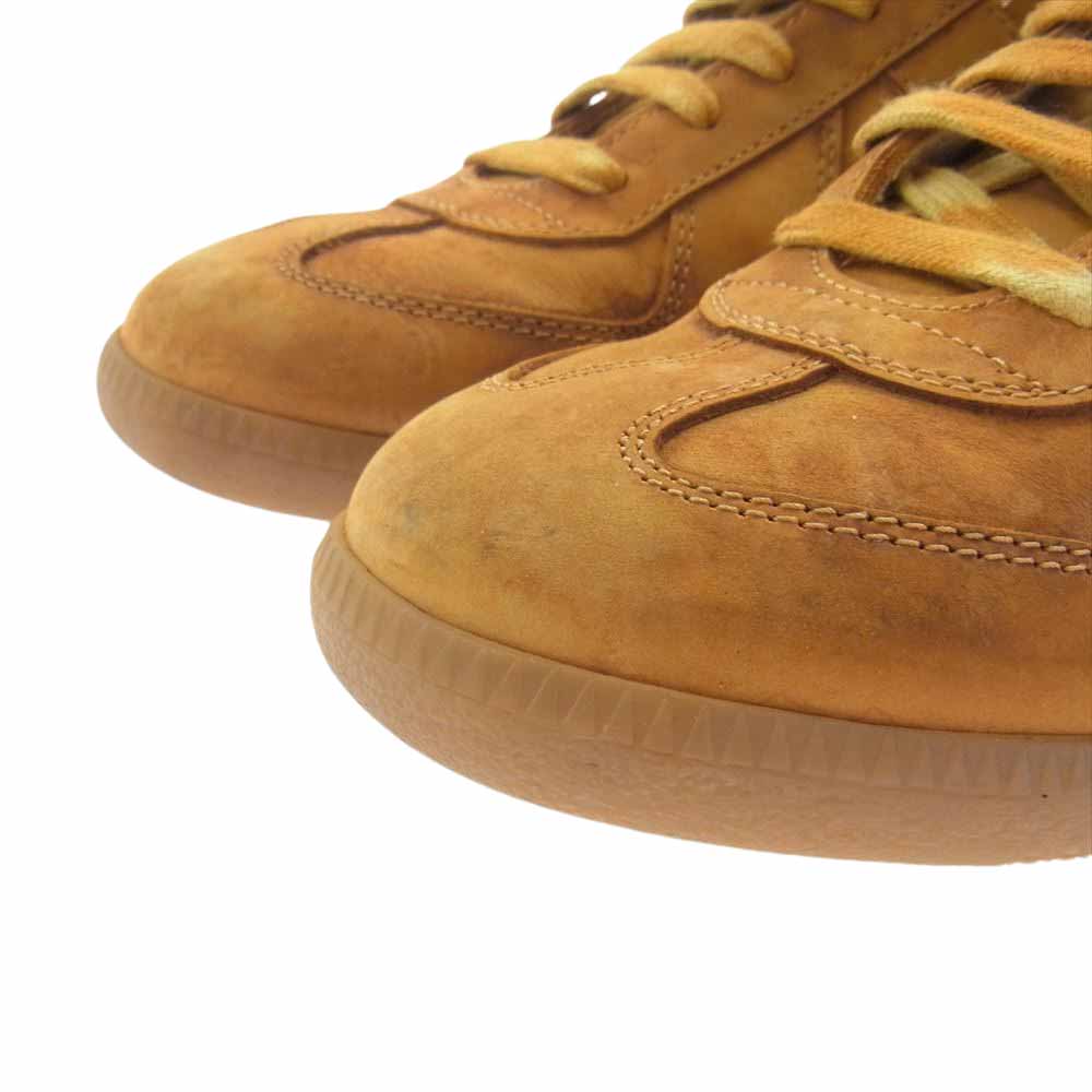 MAISON MARGIELA メゾンマルジェラ 23SS S57WS0467 レプリカ ジャーマントレーナー スニーカー スエード レザー ラクダ ライトブラウン系 41【中古】
