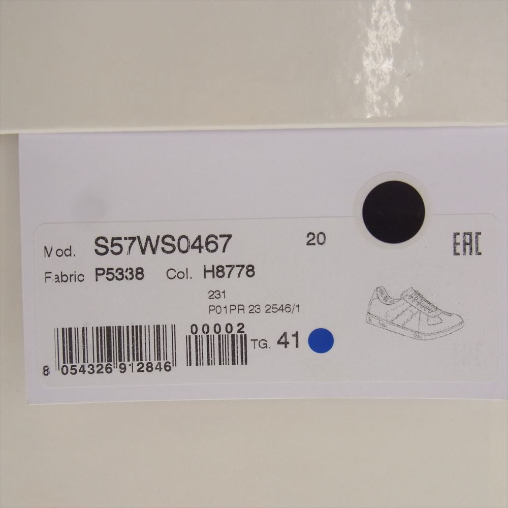 MAISON MARGIELA メゾンマルジェラ 23SS S57WS0467 レプリカ ジャーマントレーナー スニーカー スエード レザー ラクダ ライトブラウン系 41【中古】