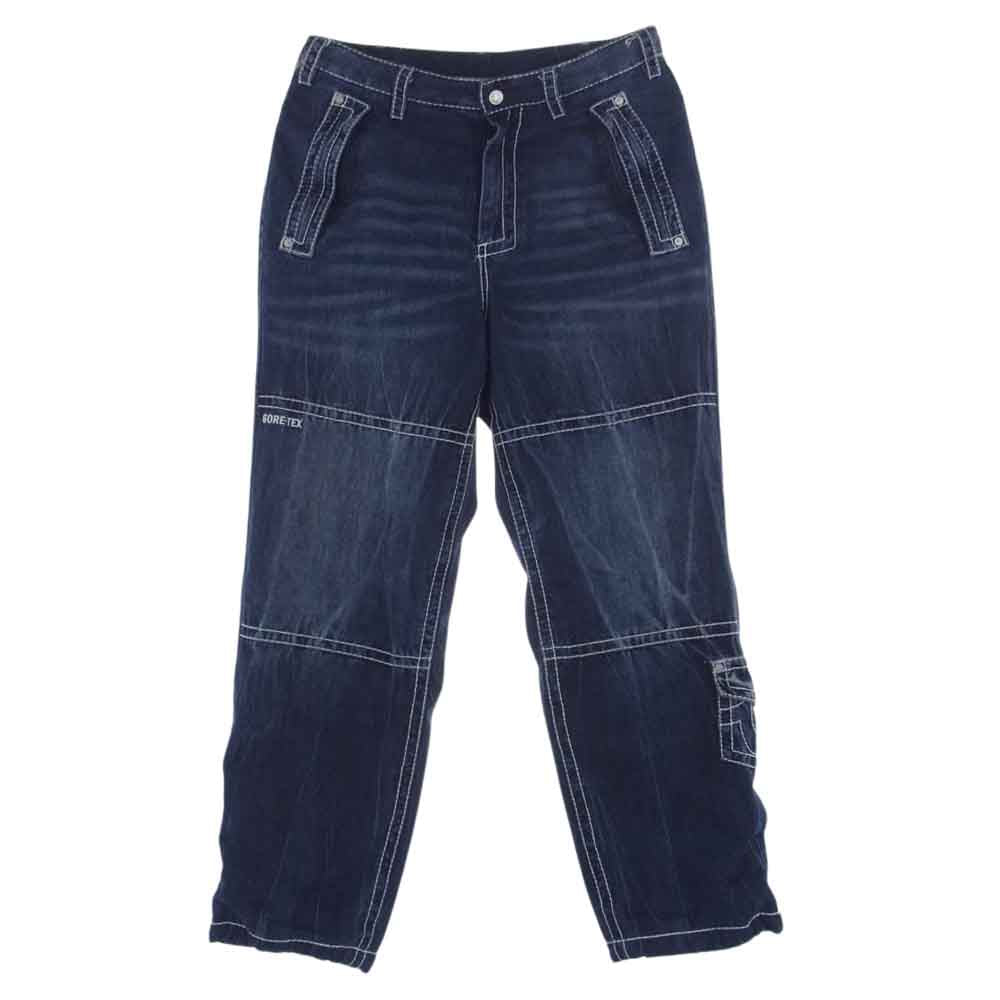 Supreme シュプリーム 22AW × True Religion トゥルーレリジョン GORE-TEX Pant ゴアテックス デニム イージー リブ パンツ インディゴブルー系 M【中古】