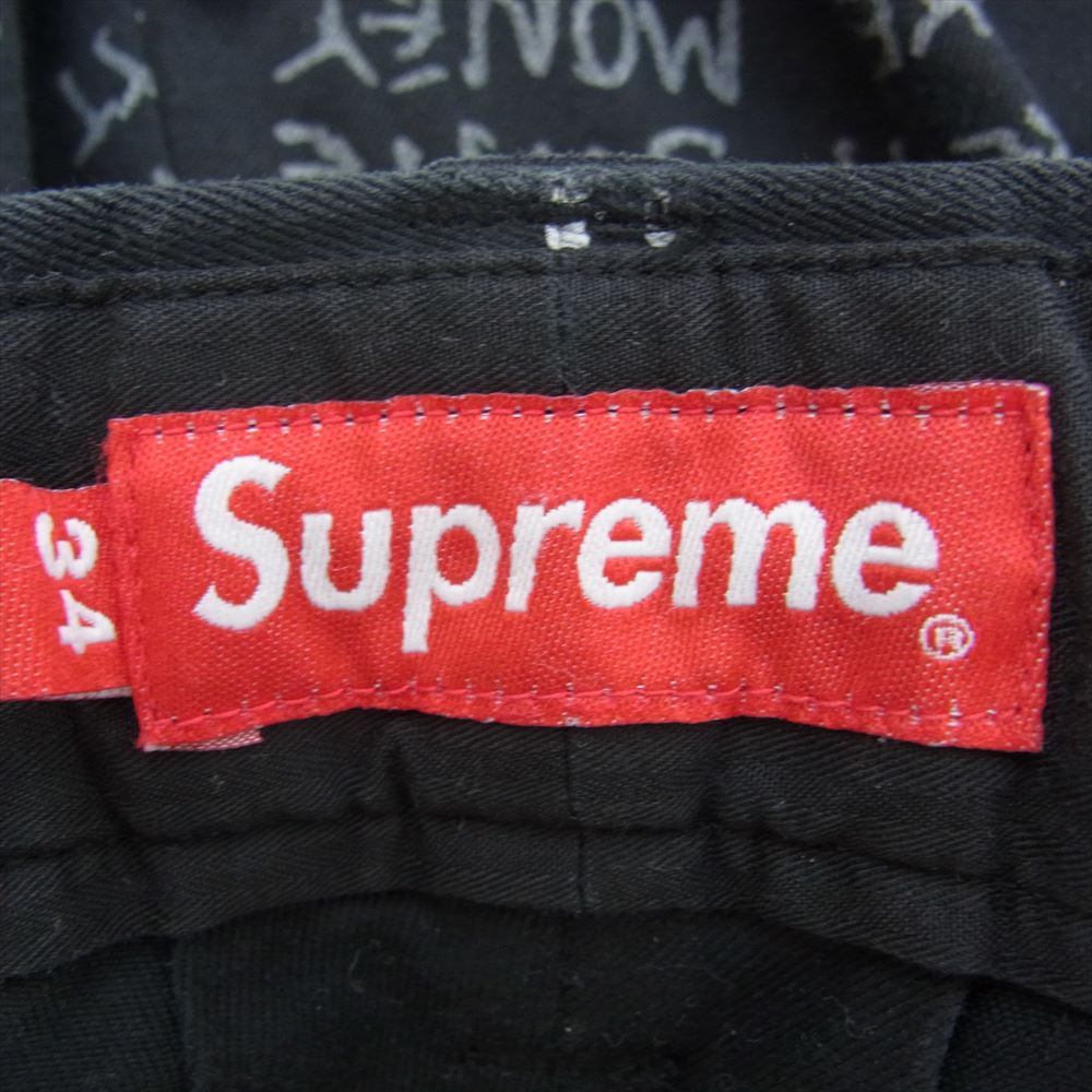 Supreme シュプリーム 23SS Gonz Poems Chino Pant マークゴンザレス ゴンズ ポエム チノ パンツ ブラック系 34【中古】