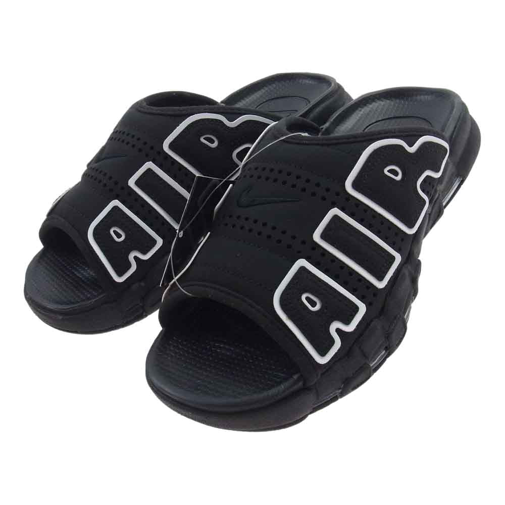 NIKE ナイキ DV2132-001 AIR MORE UPTEMPO SLIDE エア モア アップテンポ スライド モアテン サンダル ブラック系 25cm【新古品】【未使用】【中古】