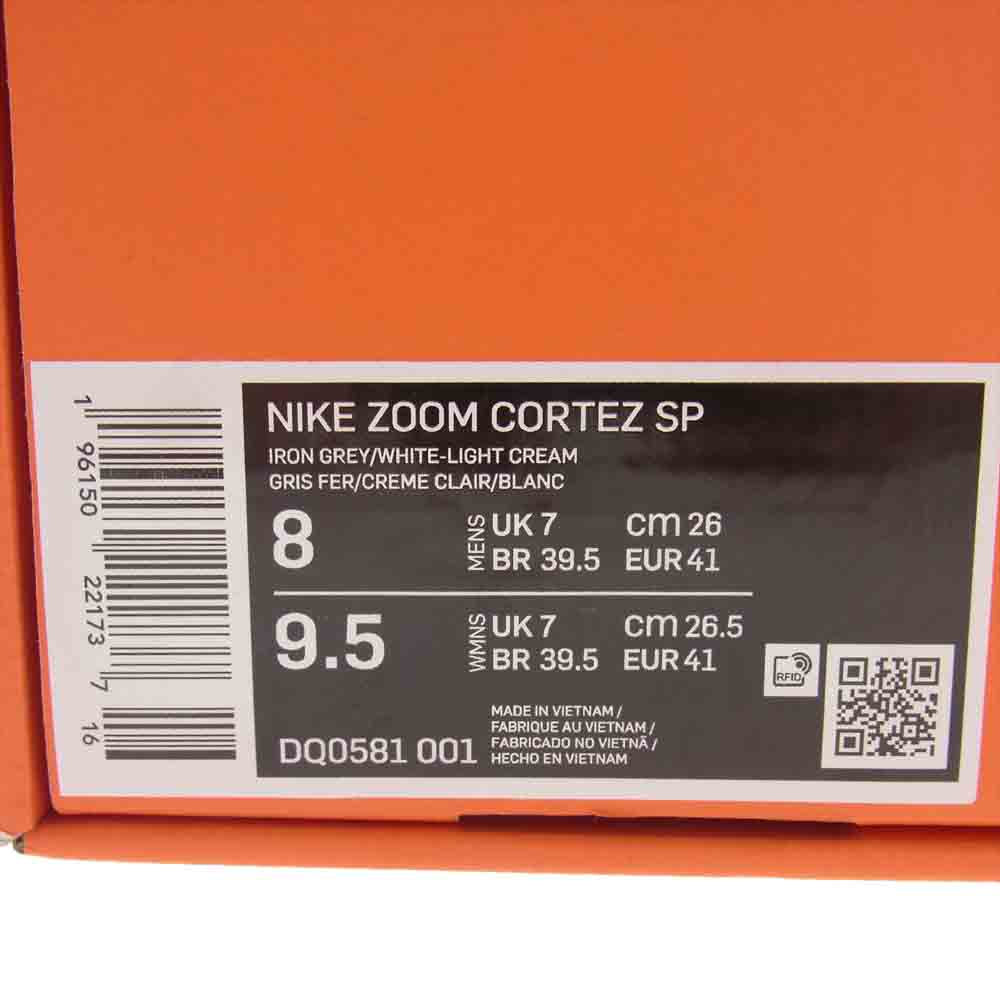 NIKE ナイキ DQ0581-001 × sacai サカイ Zoom Cortez Iron Grey ズーム コルテッツ アイアングレー スニーカー マルチカラー系 26cm【新古品】【未使用】【中古】
