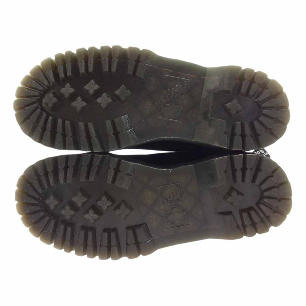 Rick Owens リックオウエンス 22AW 27978001 × Dr.Martens ドクターマーチン JUMBO LACE BOOTS ジャンボ レース ブーツ 8ホール サイドジップ ブラック系 EU39【美品】【中古】