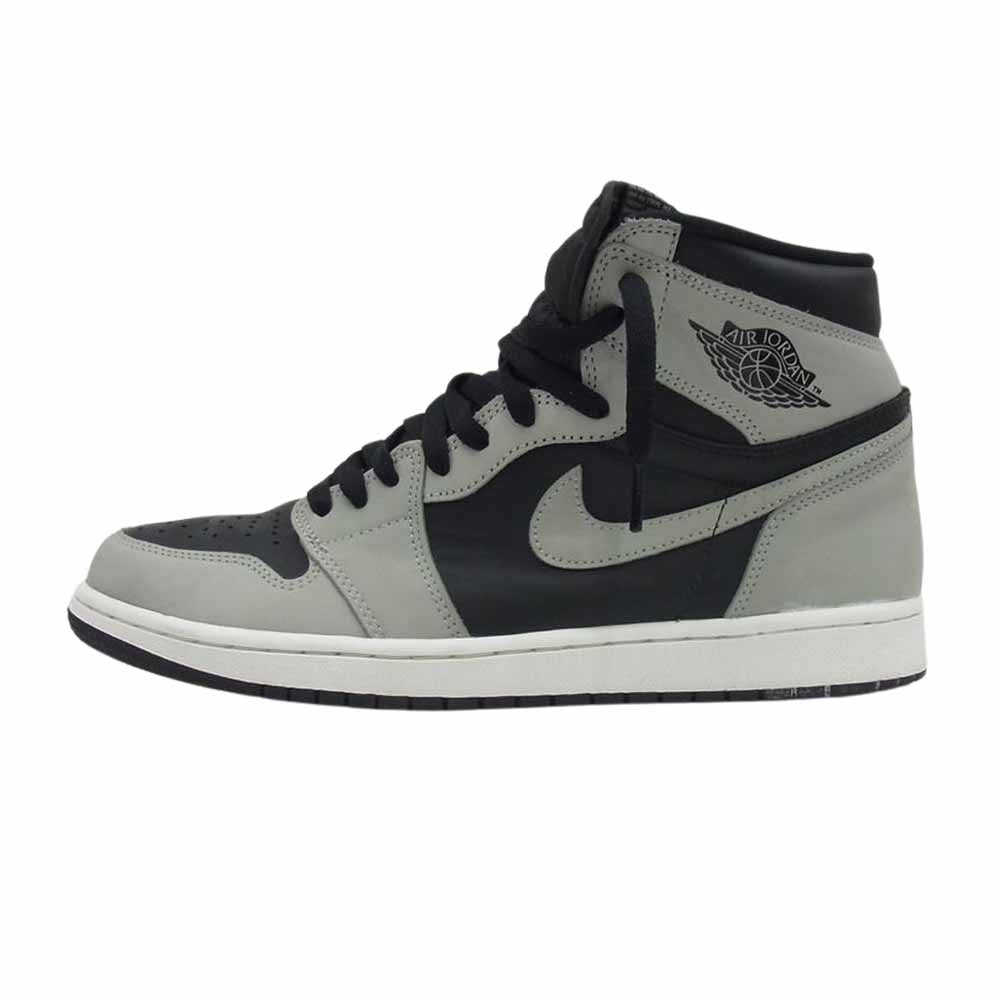 NIKE ナイキ 555088-035 Air Jordan 1 High OG Shadow 2.0 エアジョーダン 1 ハイ OG シャドウ2.0 ブラック系 グレー系 US10.5【中古】