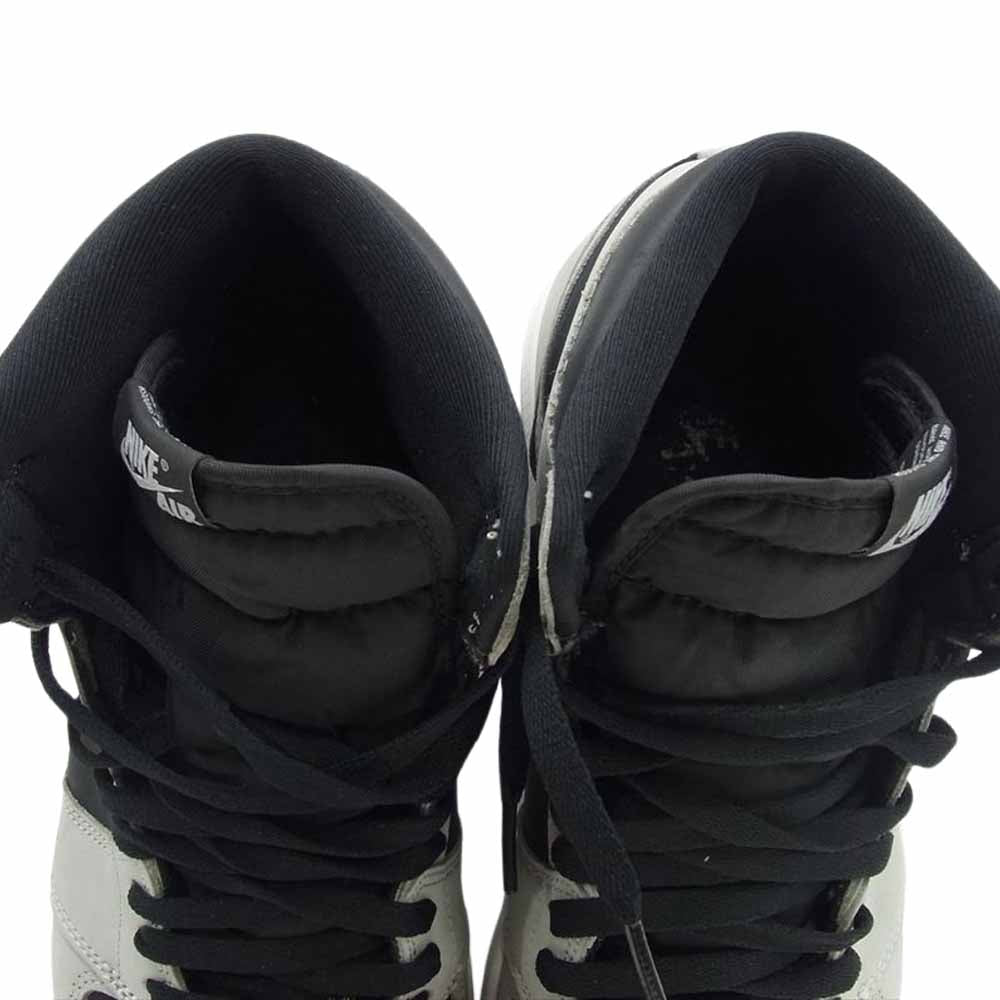 NIKE ナイキ 555088-035 Air Jordan 1 High OG Shadow 2.0 エアジョーダン 1 ハイ OG シャドウ2.0 ブラック系 グレー系 US10.5【中古】