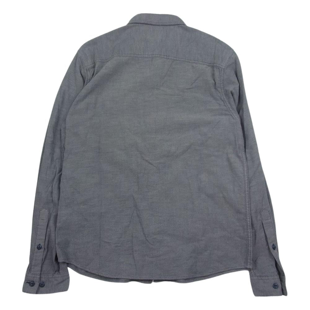 patagonia パタゴニア 17AW 54020 17年製 LW Fjord Flannel Shirt ライトウェイト フィヨルド フランネル シャツ ネイビー系 S【中古】