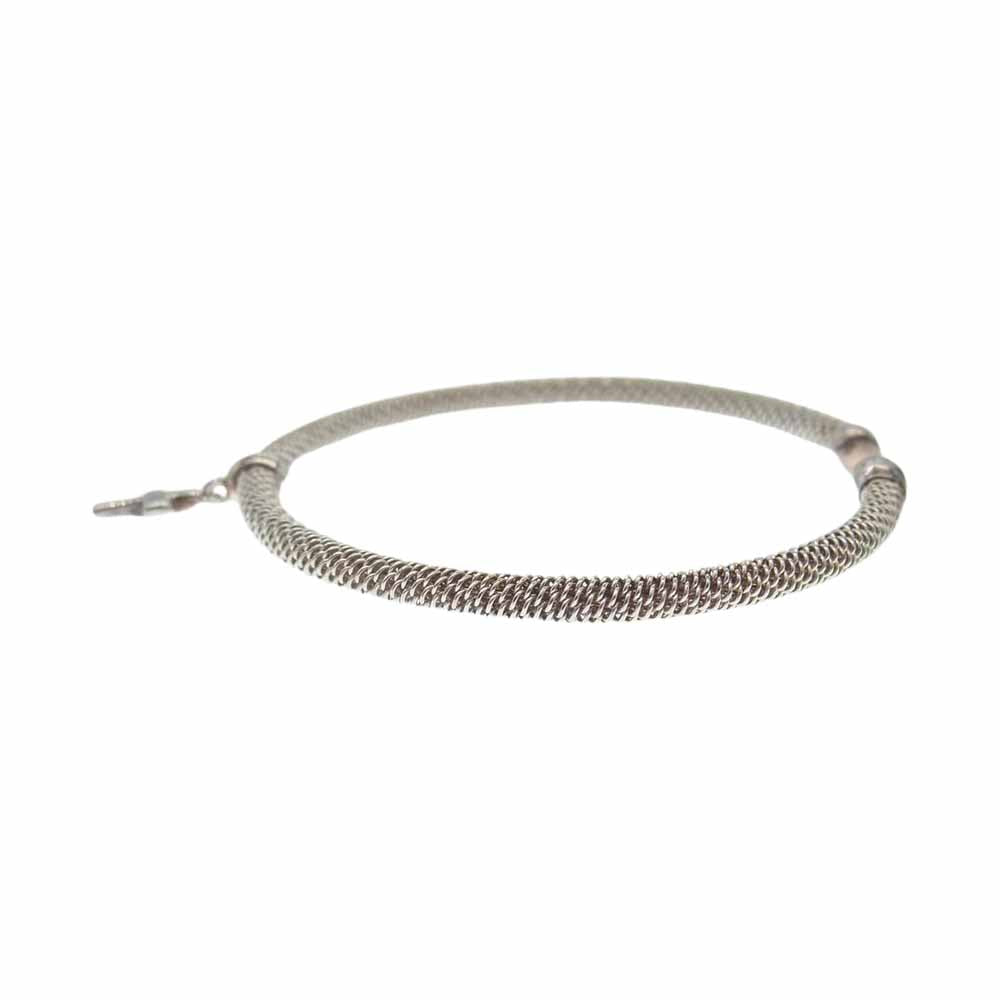 TIFFANY&Co. ティファニー サマセット メッシュ ナロー クロス カフ バングル ブレスレット シルバー系【中古】