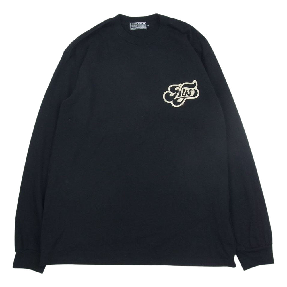 HYSTERIC GLAMOUR ヒステリックグラマー 02233CL09 WOMAN BANANA 長袖 Tシャツ カットソー ブラック系 M【美品】【中古】