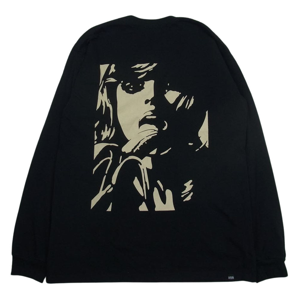 HYSTERIC GLAMOUR ヒステリックグラマー 02233CL09 WOMAN BANANA 長袖 Tシャツ カットソー ブラック系 M【美品】【中古】