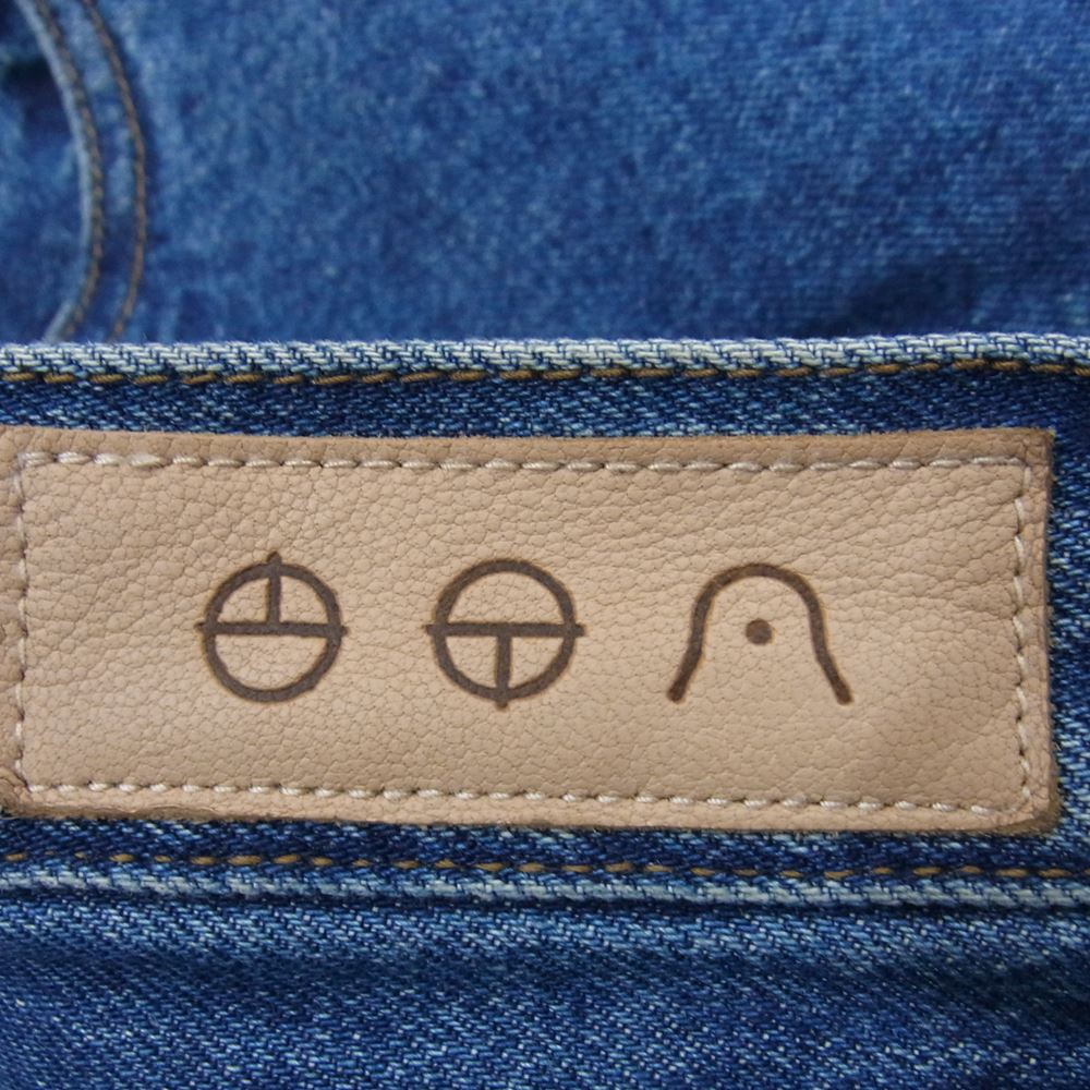 ヤマイ PA-20AU308 Snow Peak スノーピーク取扱い Three Pockets Jeans Wide 1 Indigo SB 15oz 3ポケット ワイドストレート ジーンズ デニムパンツ インディゴブルー系 1【中古】