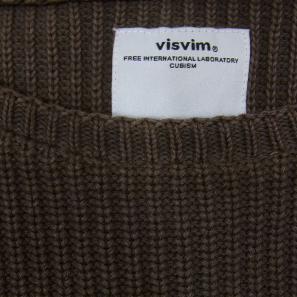 VISVIM ビズビム 16SS 0116105015002 KNIT SWEATER クルーネック ニット セーター ブラウン系 2【中古】