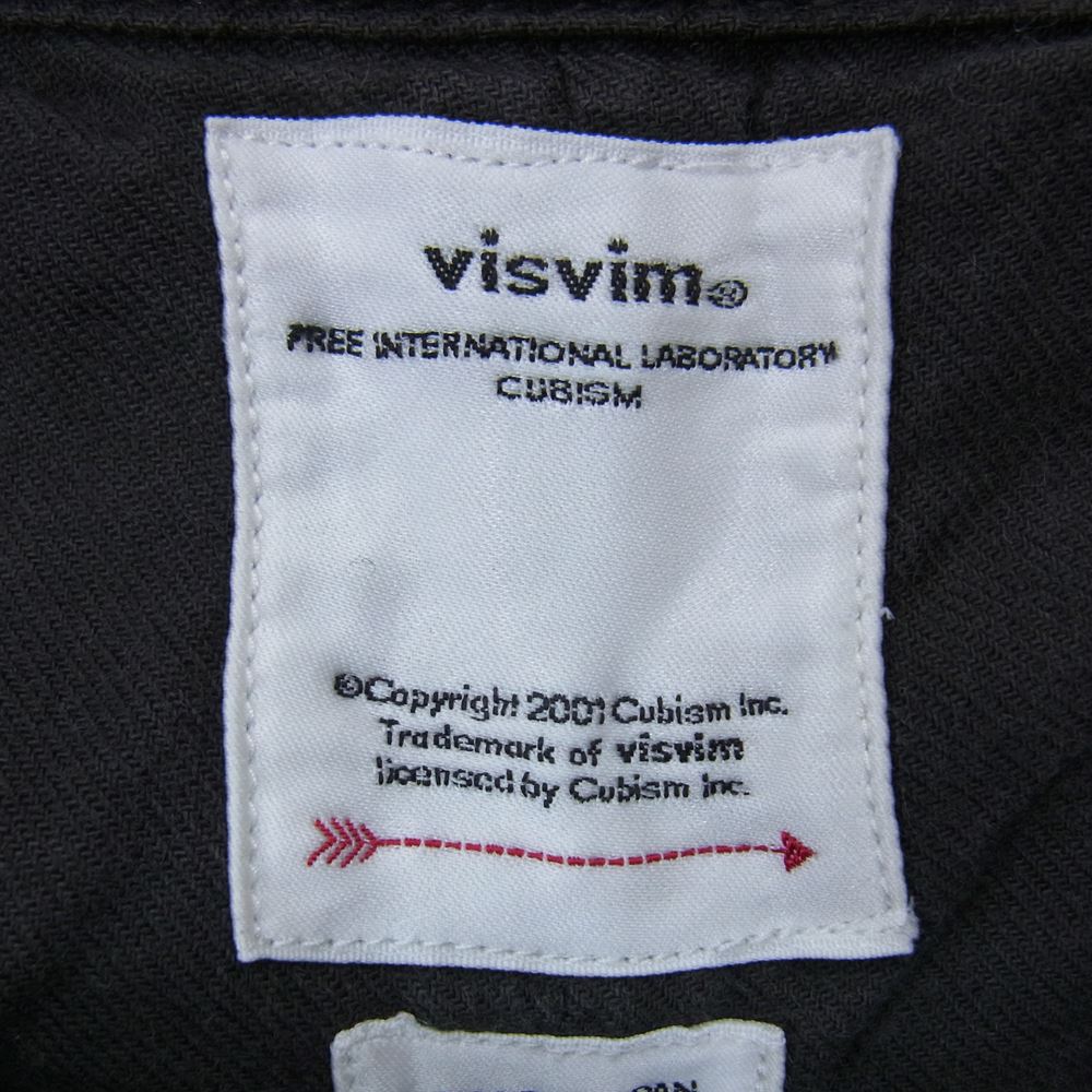 VISVIM ビズビム 20AW 0120205008004 GIFFORD PANTS DMGD ダメージ加工 パンツ チャコール系 1【中古】