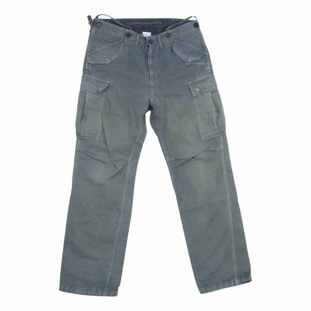VISVIM ビズビム 21AW 0121205008011 EIGER SANCTION PANTS DMGD ガーメントダイ ダメージ加工 チノクロスパンツ カーキ系 1【中古】