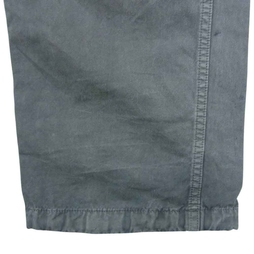 VISVIM ビズビム 21AW 0121205008011 EIGER SANCTION PANTS DMGD ガーメントダイ ダメージ加工 チノクロスパンツ カーキ系 1【中古】