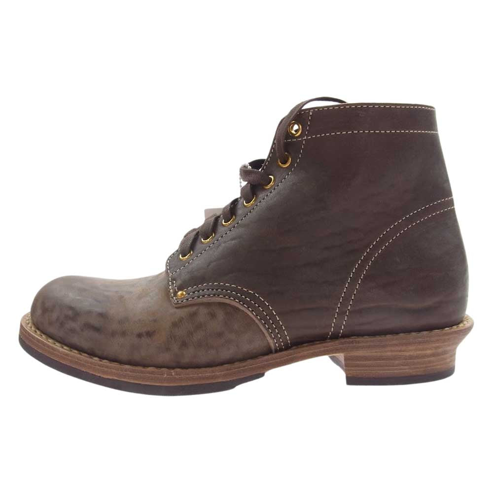 VISVIM ビズビム 23AW 0123202002016 BRIGADIER BOOTS-FOLK ブリガディア レザー ブーツ ブラウン系 M9.5【極上美品】【中古】