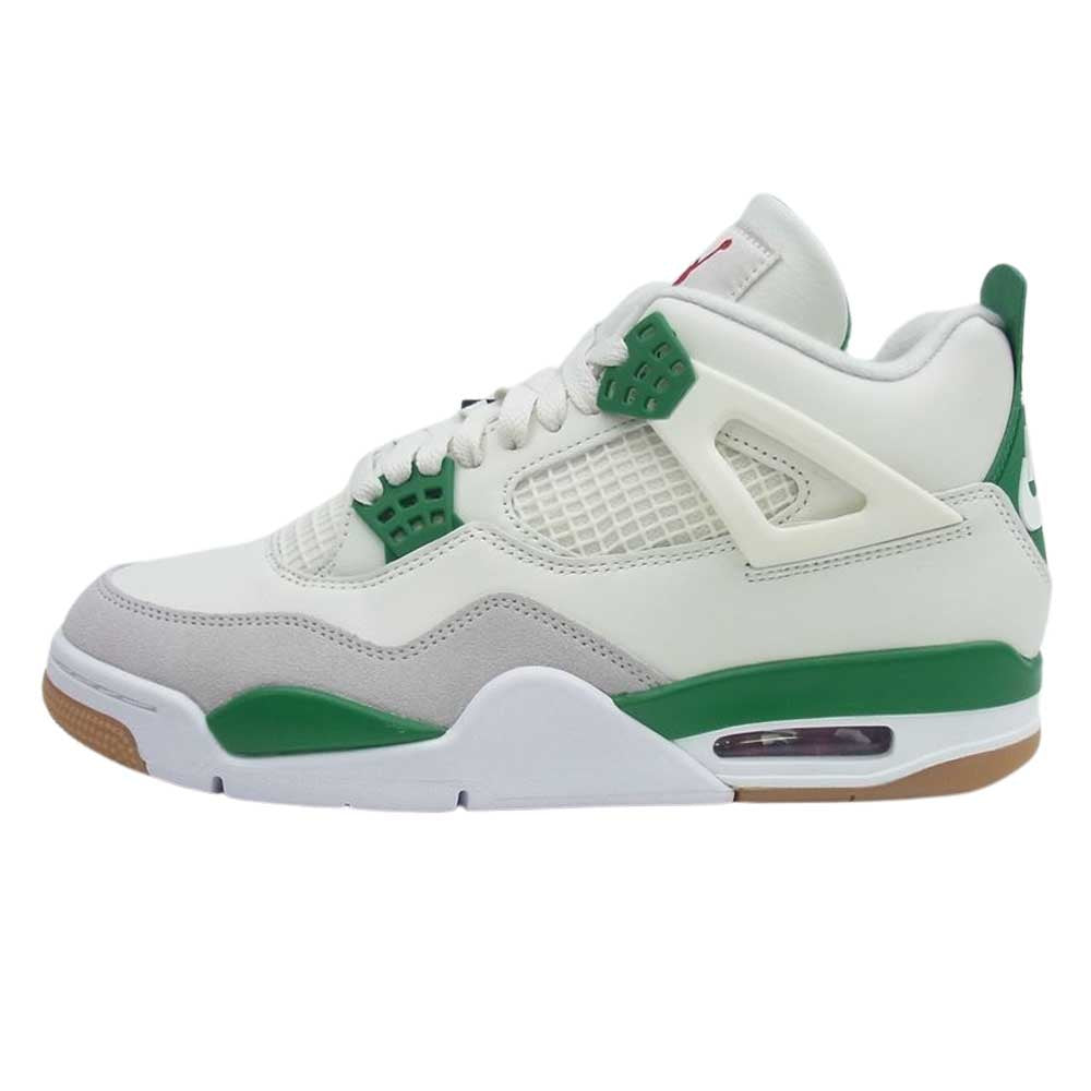 NIKE ナイキ DR5415-103 Nike SB Air Jordan 4 Pine Green エアジョーダン パイングリーン スニーカー ホワイト系 26cm【新古品】【未使用】【中古】
