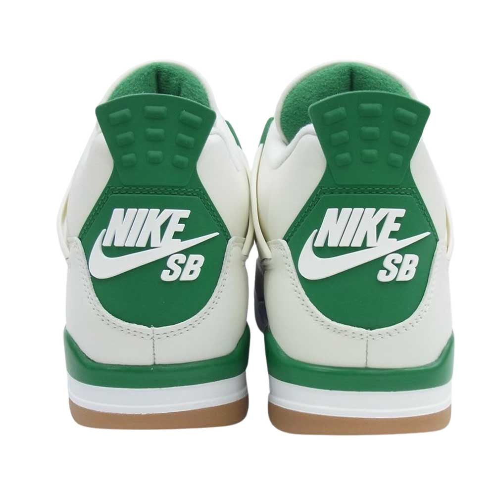 NIKE ナイキ DR5415-103 Nike SB Air Jordan 4 Pine Green エアジョーダン パイングリーン スニーカー ホワイト系 26cm【新古品】【未使用】【中古】