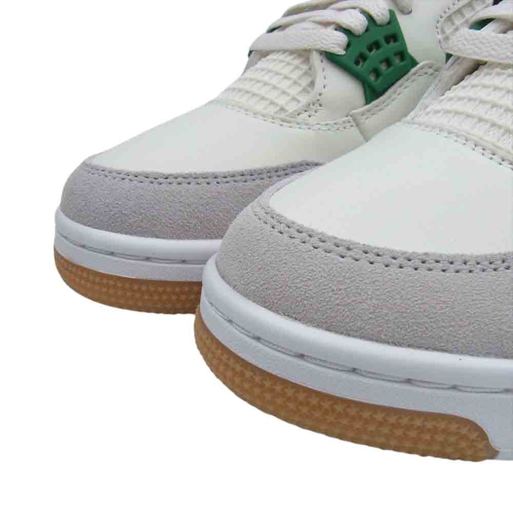 NIKE ナイキ DR5415-103 Nike SB Air Jordan 4 Pine Green エアジョーダン パイングリーン スニーカー ホワイト系 26cm【新古品】【未使用】【中古】