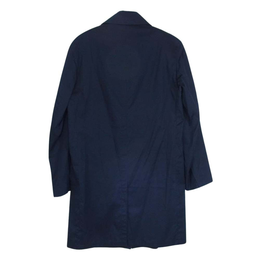 MAISON MARTIN MARGIELA メゾンマルタンマルジェラ 13SS S50AH0017 14ライン コットン ステンカラー コート ネイビー系 44【中古】