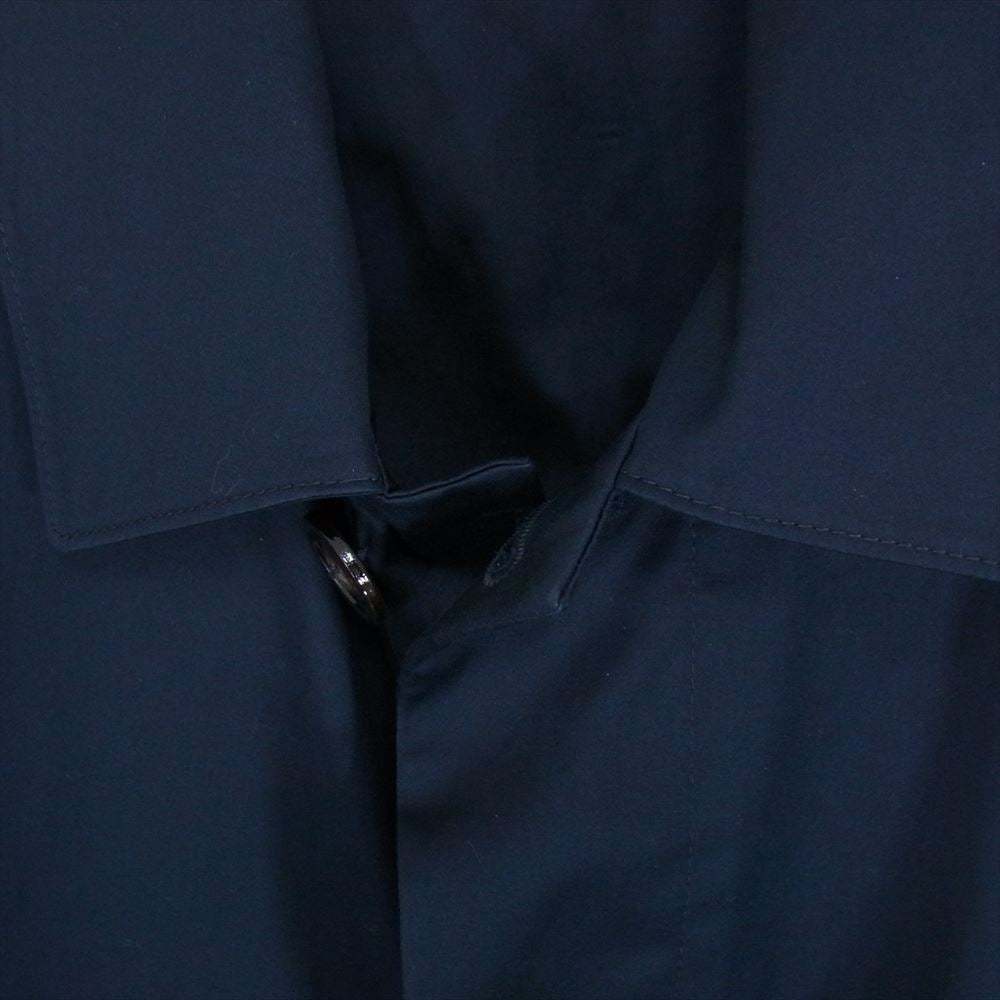 MAISON MARTIN MARGIELA メゾンマルタンマルジェラ 13SS S50AH0017 14ライン コットン ステンカラー コート ネイビー系 44【中古】