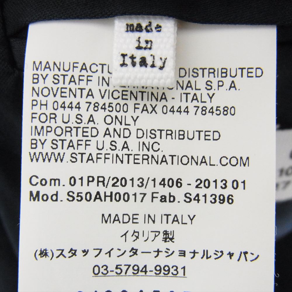 MAISON MARTIN MARGIELA メゾンマルタンマルジェラ 13SS S50AH0017 14ライン コットン ステンカラー コート ネイビー系 44【中古】