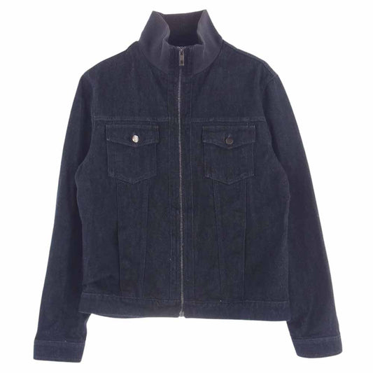 LOUIS VUITTON ルイ・ヴィトン ジップ デニム ジャケット ブラック系 50【中古】