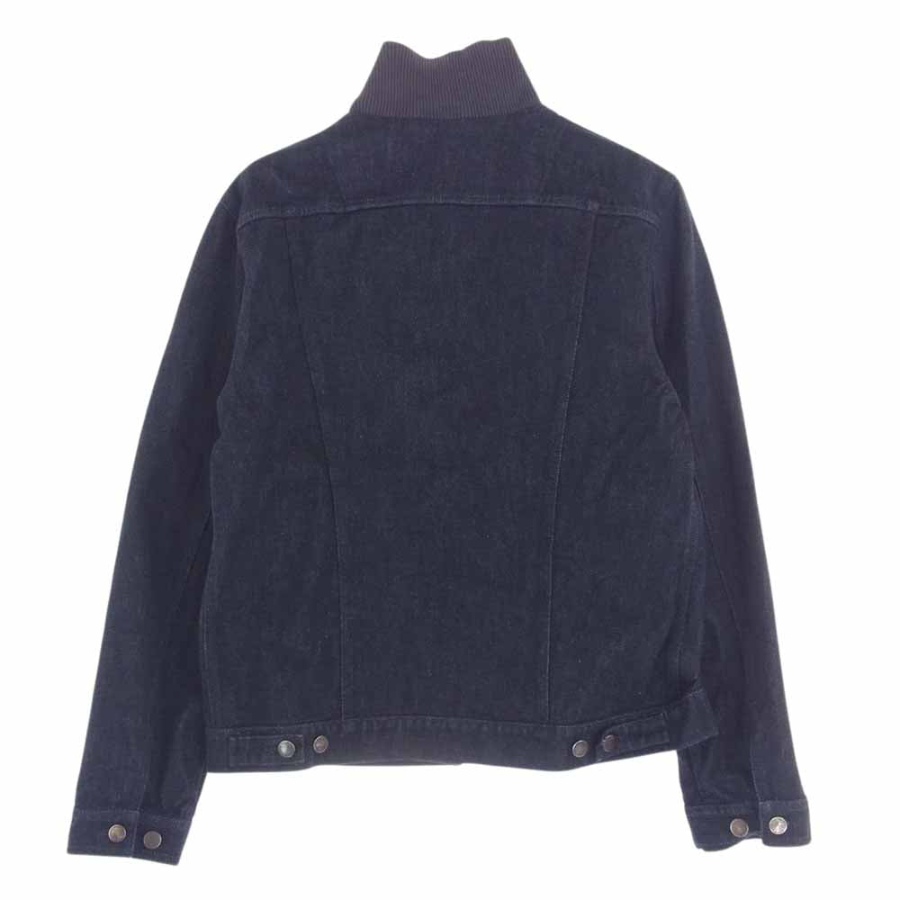 LOUIS VUITTON ルイ・ヴィトン ジップ デニム ジャケット ブラック系 50【中古】