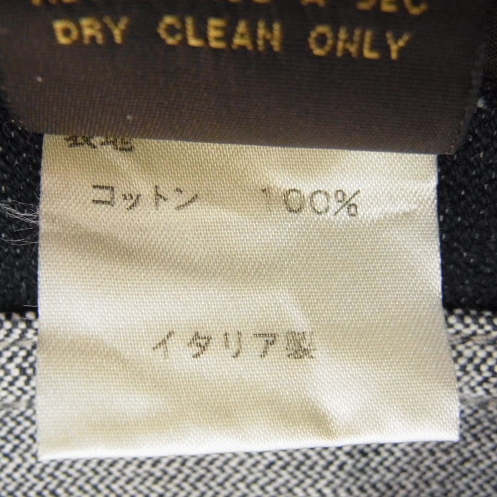 LOUIS VUITTON ルイ・ヴィトン ジップ デニム ジャケット ブラック系 50【中古】