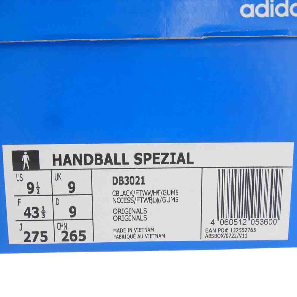 adidas アディダス DB3021 Originals Handball Spezial Core Black Footwear White ハンドボール スペツィアル スニーカー ブラック系 27.5cm【中古】
