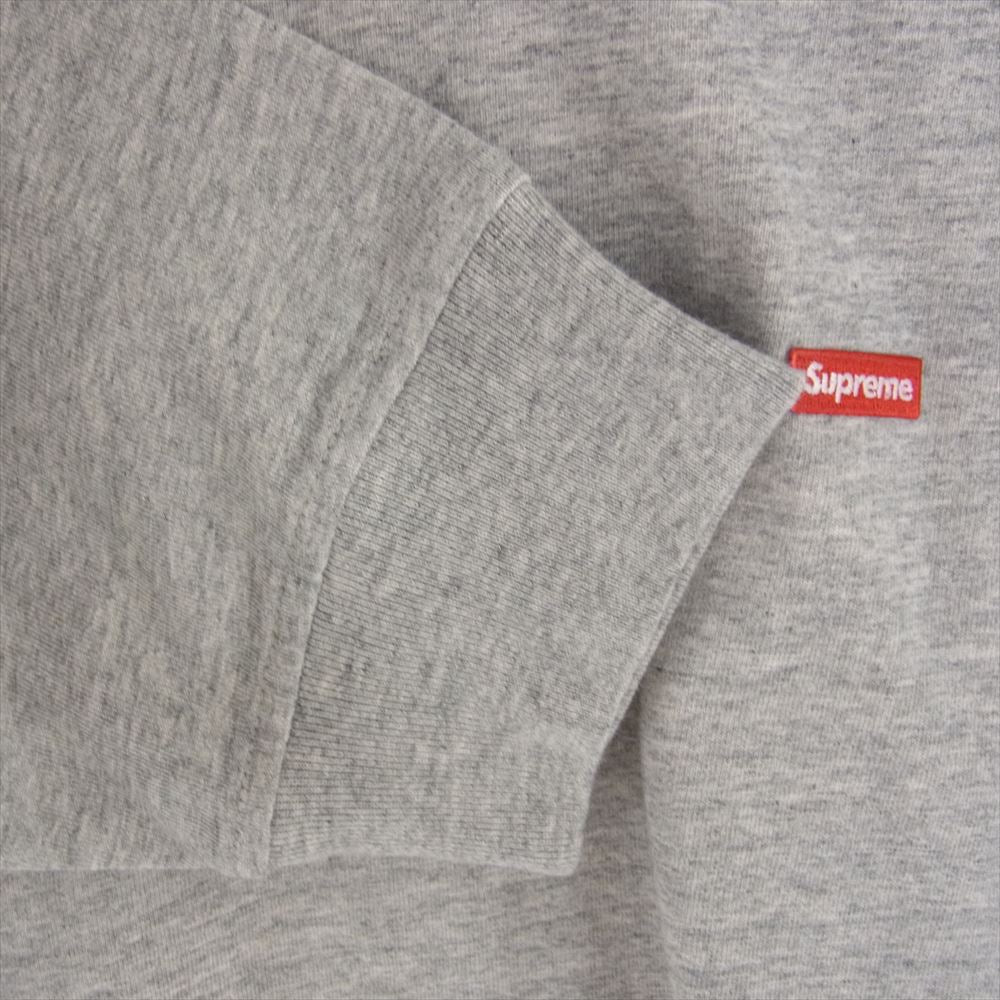 Supreme シュプリーム 23AW Small Box L/S Tee スモールボックスロゴ ロングスリーブ TEE 長袖 Ｔシャツ グレイ グレー系 M【極上美品】【中古】