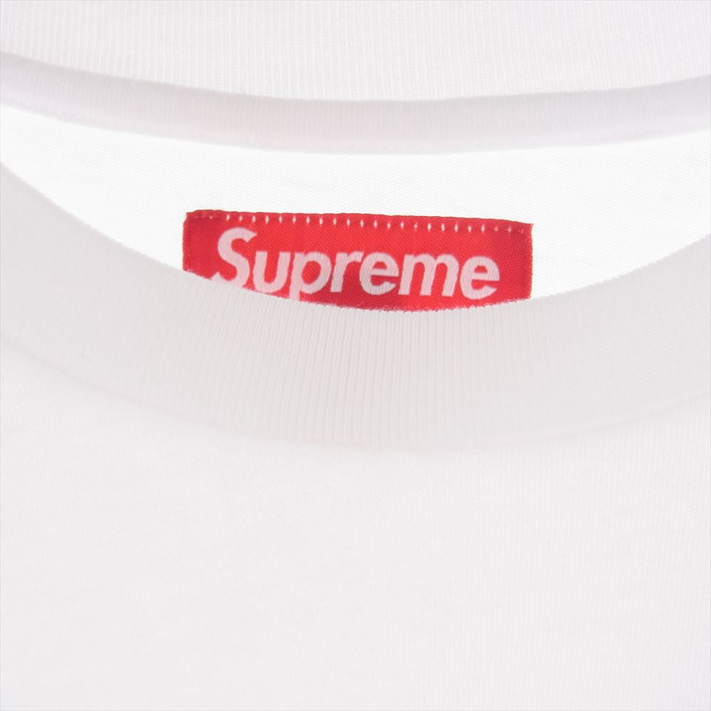 Supreme シュプリーム 23AW Small Box L/S Tee スモールボックスロゴ ロングスリーブ TEE 長袖 Ｔシャツ ホワイト  ホワイト系 M【新古品】【未使用】【中古】