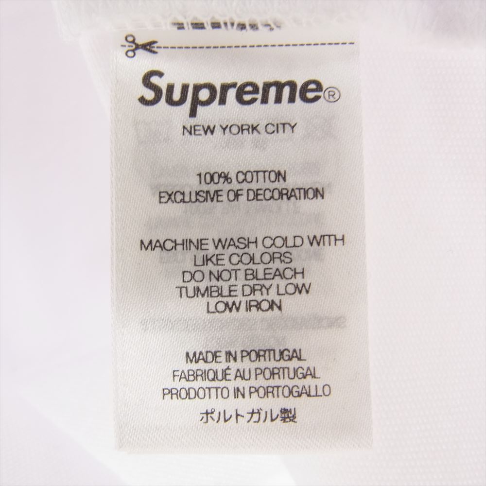 Supreme シュプリーム 23AW Small Box L/S Tee スモールボックスロゴ ロングスリーブ TEE 長袖 Ｔシャツ ホワイト  ホワイト系 M【新古品】【未使用】【中古】