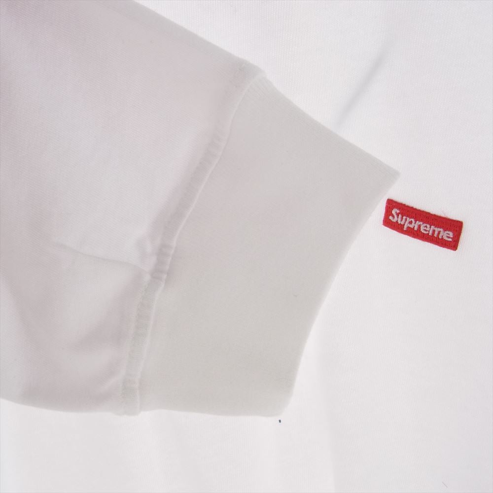 Supreme シュプリーム 23AW Small Box L/S Tee スモールボックスロゴ ロングスリーブ TEE 長袖 Ｔシャツ ホワイト  ホワイト系 M【新古品】【未使用】【中古】