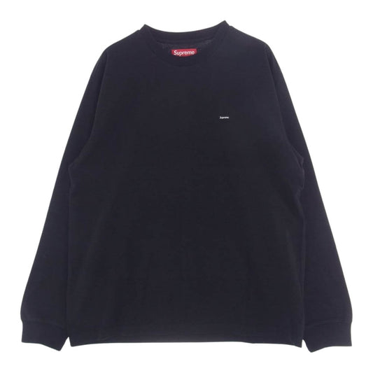 Supreme シュプリーム 23AW Small Box L/S Tee スモールボックスロゴ ロングスリーブ TEE 長袖 Ｔシャツ ブラック  ブラック系 M【新古品】【未使用】【中古】