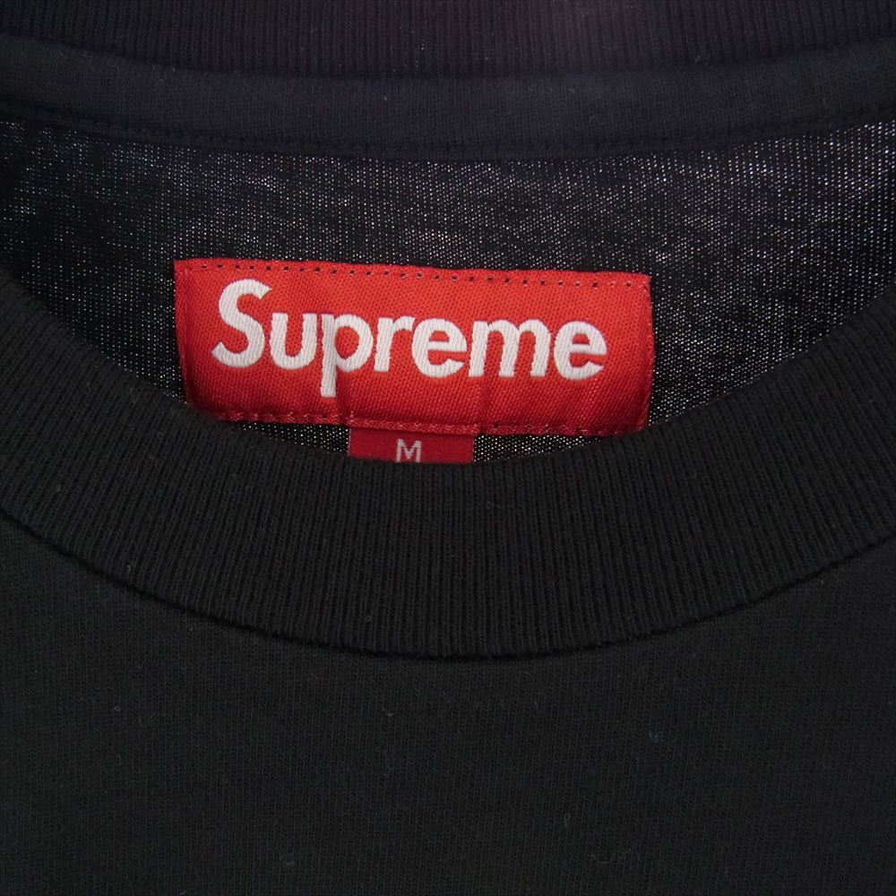 Supreme シュプリーム 23AW Small Box L/S Tee スモールボックスロゴ ロングスリーブ TEE 長袖 Ｔシャツ ブラック  ブラック系 M【新古品】【未使用】【中古】