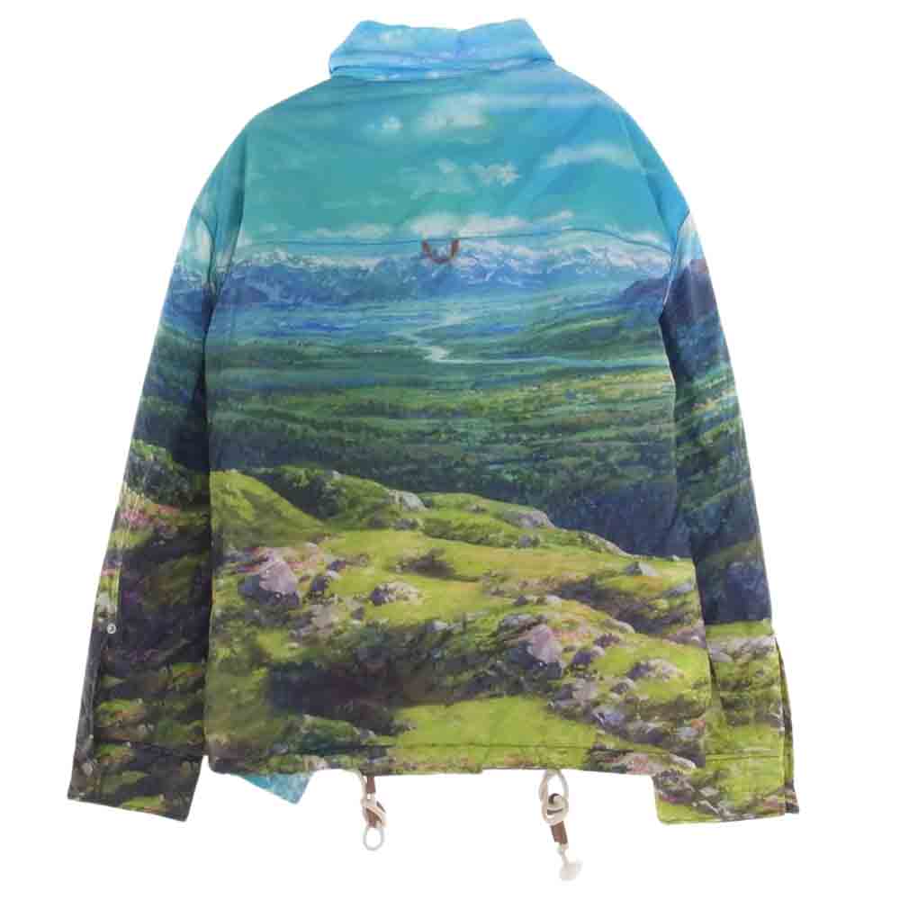 LOEWE ロエベ SB44Y03W02 × スタジオジブリ ハウルの動く城 ソフィー カルシファー コーチジャケット 中綿ジャケット マルチカラー系 36【美品】【中古】