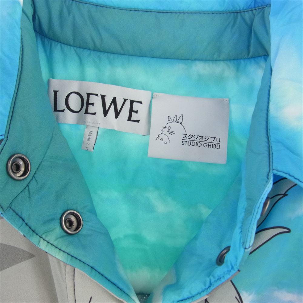 LOEWE ロエベ SB44Y03W02 × スタジオジブリ ハウルの動く城 ソフィー カルシファー コーチジャケット 中綿ジャケット マルチカラー系 36【美品】【中古】