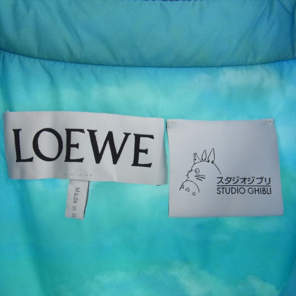 LOEWE ロエベ SB44Y03W02 × スタジオジブリ ハウルの動く城 ソフィー カルシファー コーチジャケット 中綿ジャケット マルチカラー系 36【美品】【中古】